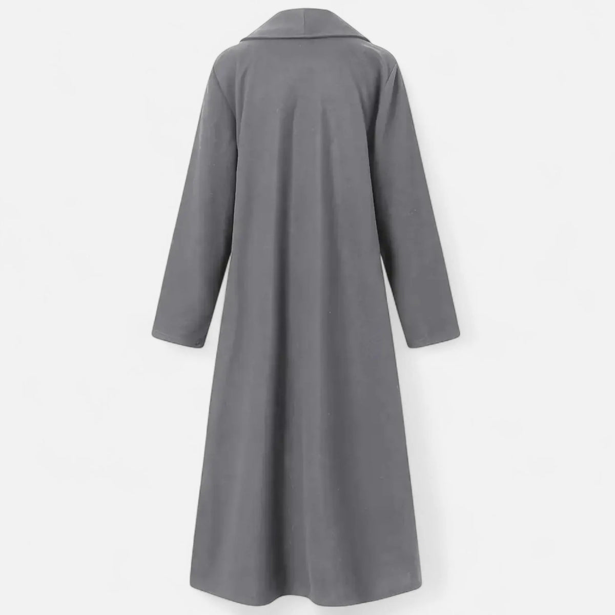 Lange Elegante Dames Coat Met Lape-Kraag - Perfect voor de Koude periode