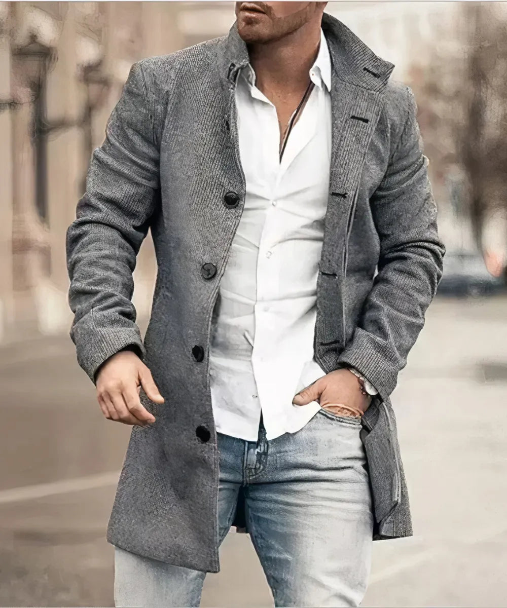 Schicker Trenchcoat FÃ¼r MÃ¤nner
