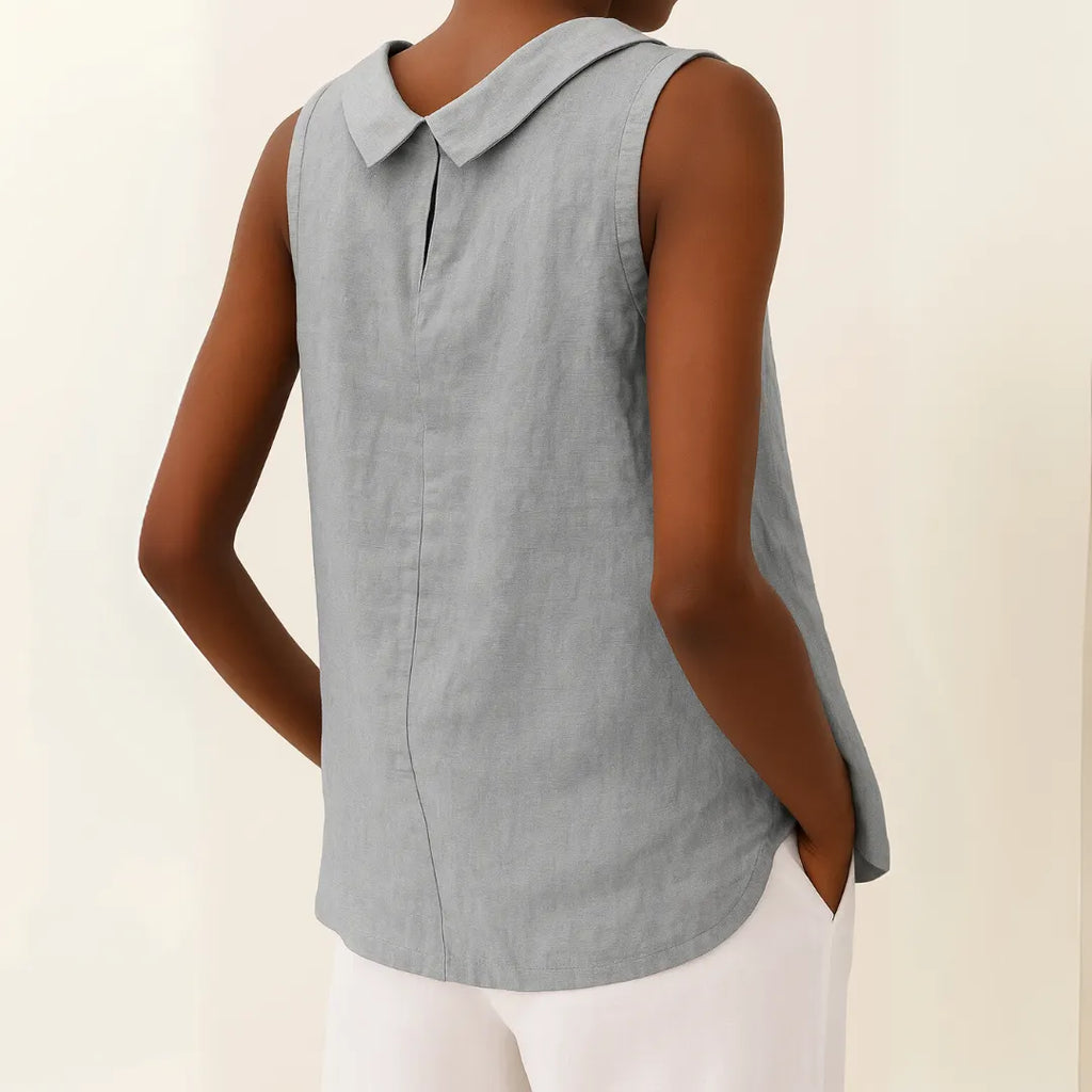 Ärmelloses Oberteil für Damen mit Rollkragen – Elegantes Sommer-Basic für jeden Anlass