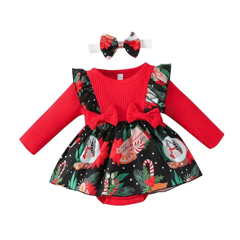 Vestido Infantil Natalino Bianca