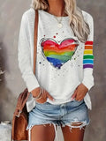 Damen Regenbogen Shirt