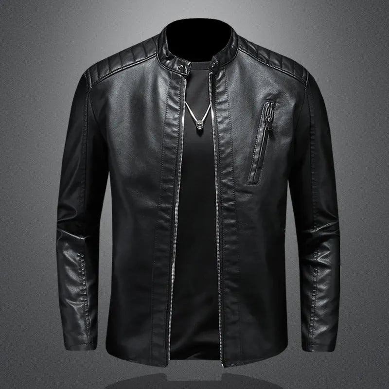 Premium Herren Biker Lederjacke
