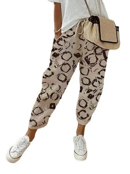 LÃ¤ssige Baumwoll Leinen Hose FÃ¼r Damen