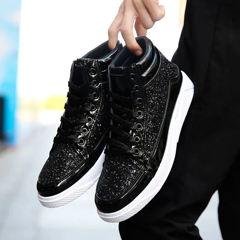 Herren Basket Schuhe mit GlÃ¤nzendem Effekt
