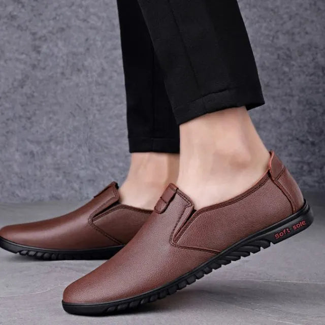 Klassische Leder-Loafer