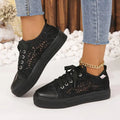 Damen Spitzensneaker mit atmungsaktivem Material und bequemer Passform