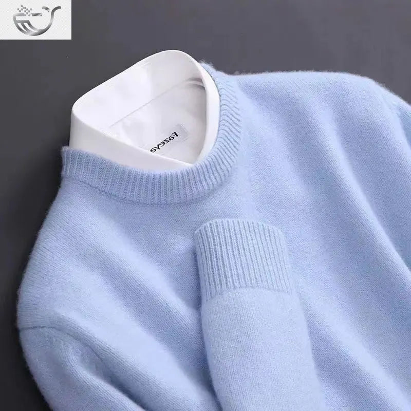 LuxuriÃ¶ser Herren Kaschmir Pullover