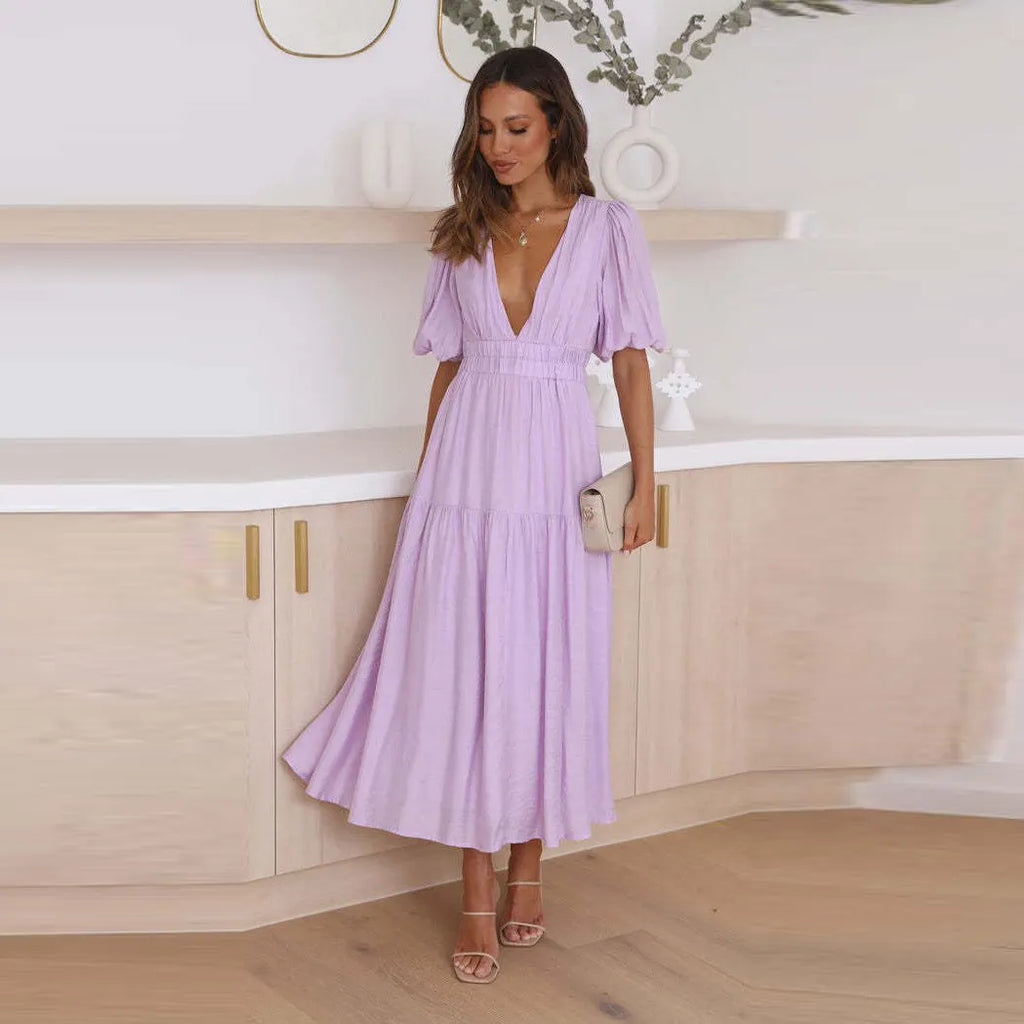 Taillierter Midikleid