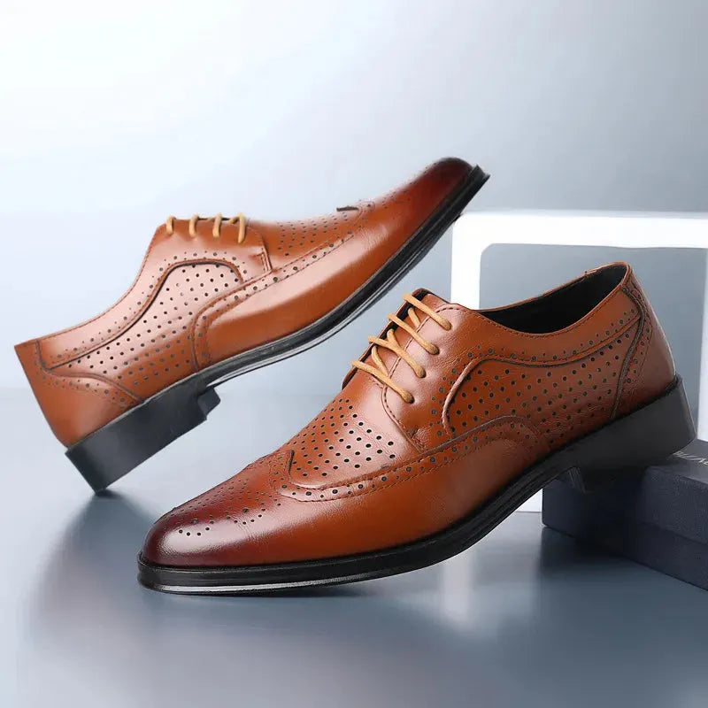 Bequeme Oxford Herren Business Anzug Schuhe