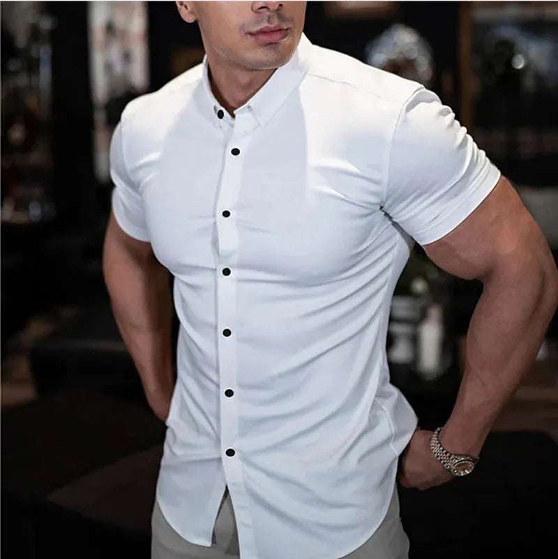 Baumwoll Shirt Herren