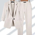 Luxe Twee Delige Dames Blazerpak Set