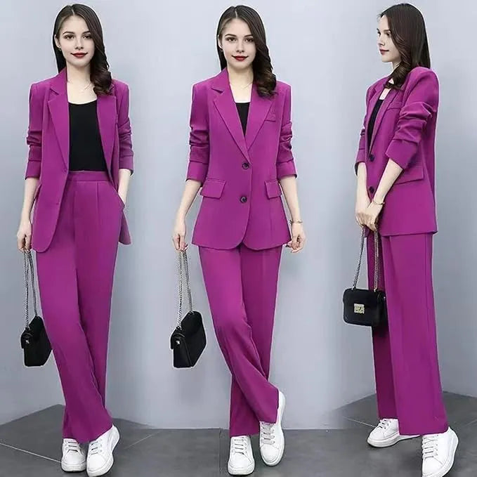 Eleganter Hosenanzug mit tailliertem Blazer