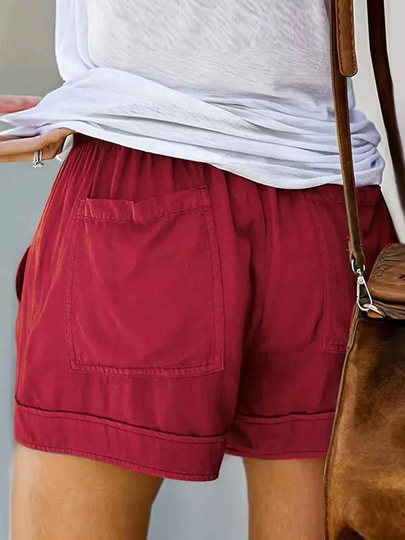 Casual Summer Pants for Women with Elastic Waistband