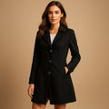 Elegant Stylish Women's Trench Coat with Button Closure