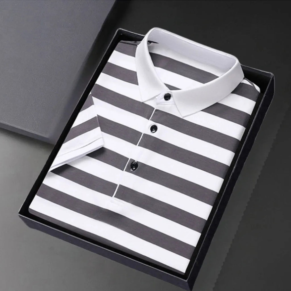 Stripe Polo Shirt