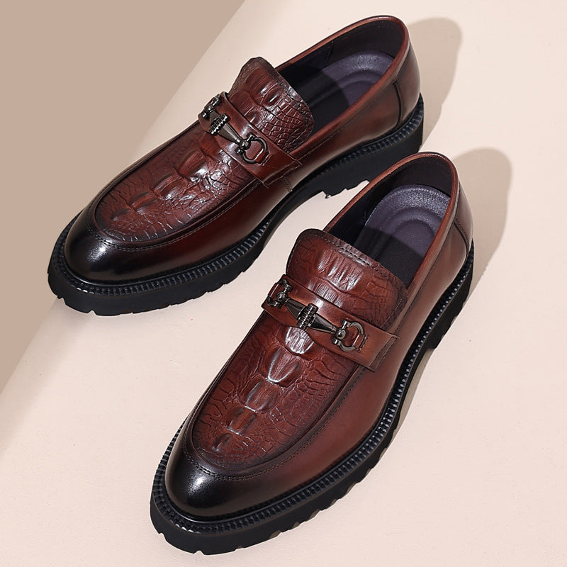 Elegante Herren Mokassins aus Leder