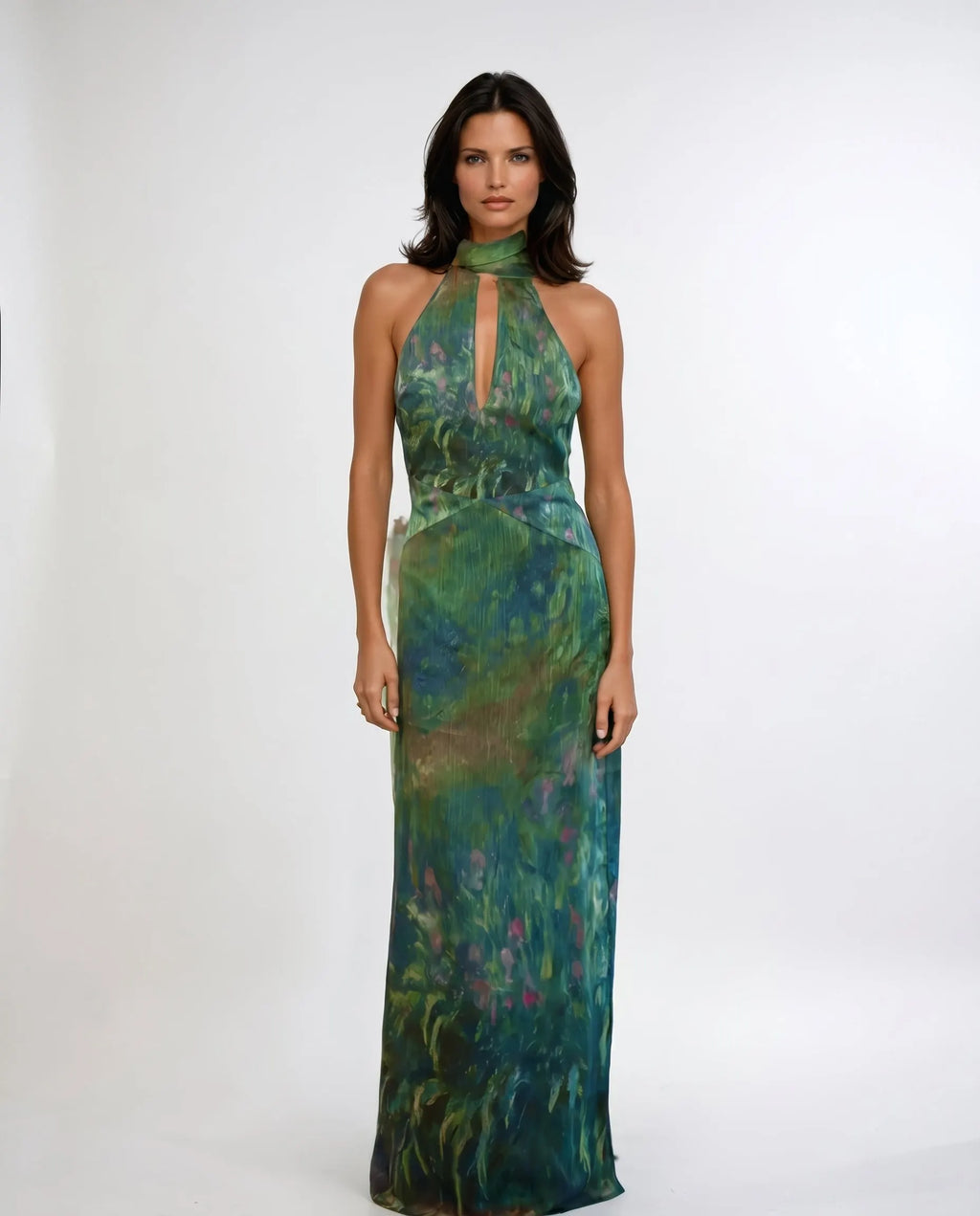 Chic Halter Dress for Women with Glamorous Look