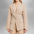 Lara | Stylischer Blazer mit Gürtel für Elegante Outfits