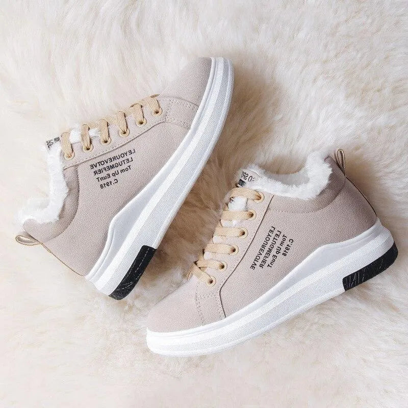 Winter-Sneakers mit Futter & Struktur