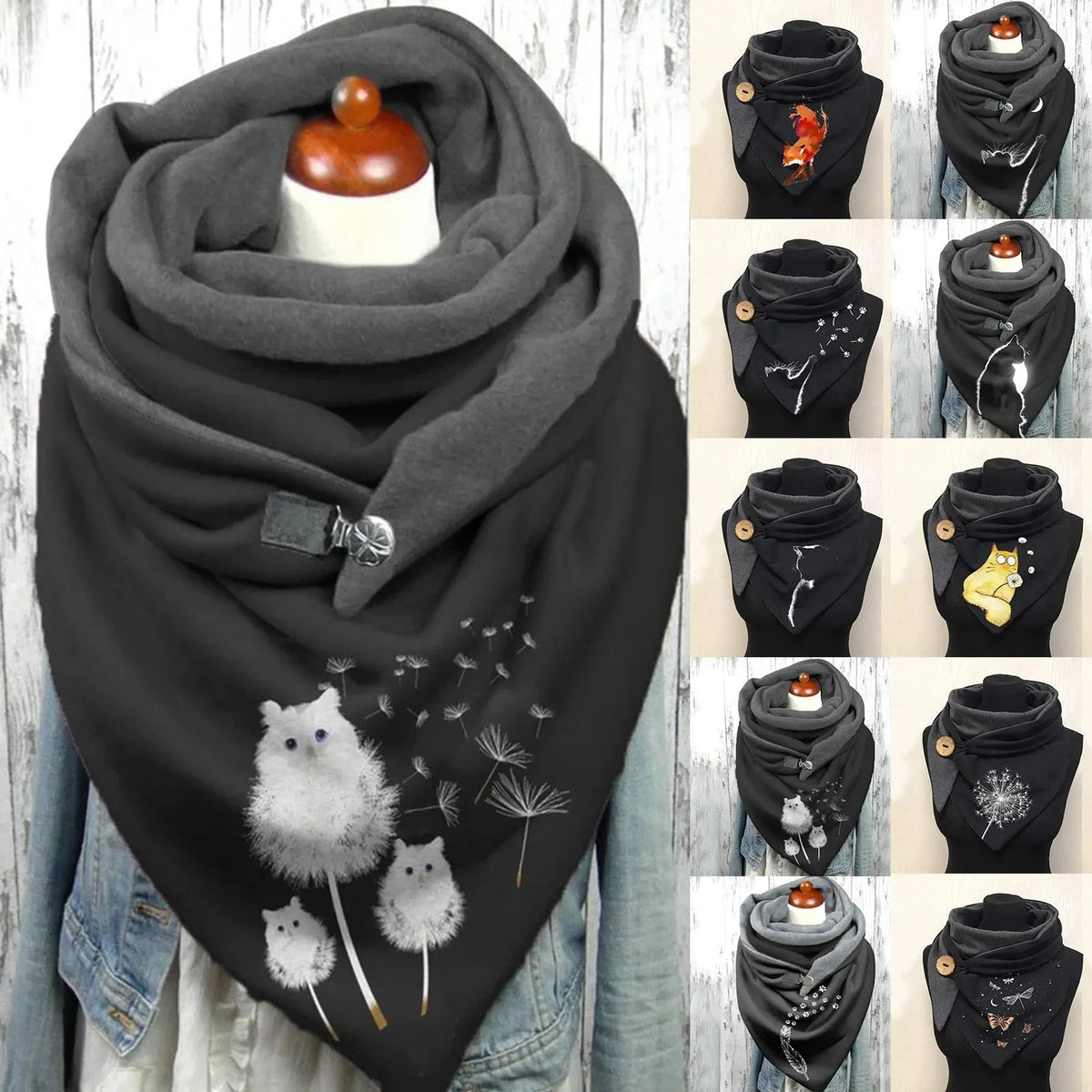 Damen Wickelschal aus Weichem Material mit Komfort & Vielseitigkeit |