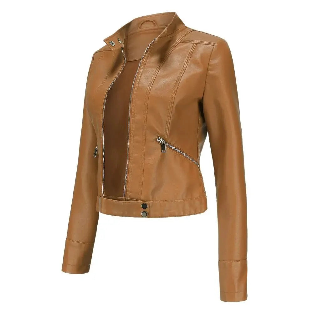 Elegante Leren Jas Voor Dames â€“ Tijdloos, Duurzaam & Comfortabel