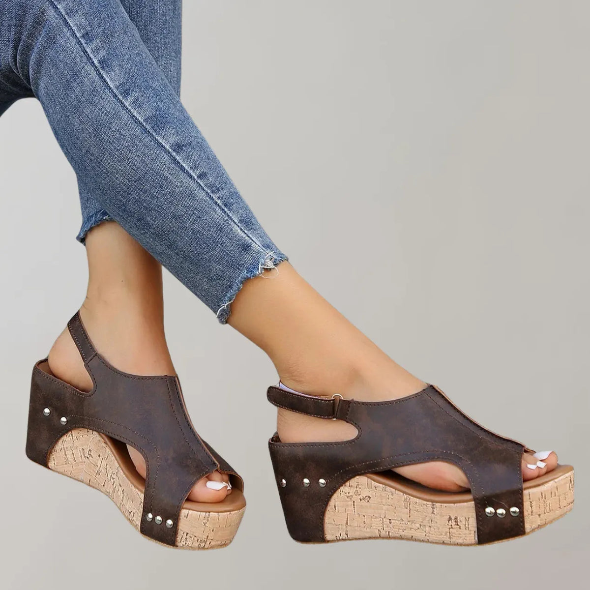 - OrthopÃ¤dische Sandalen mit hohen AbsÃ¤tzen Sandalen damen bequem