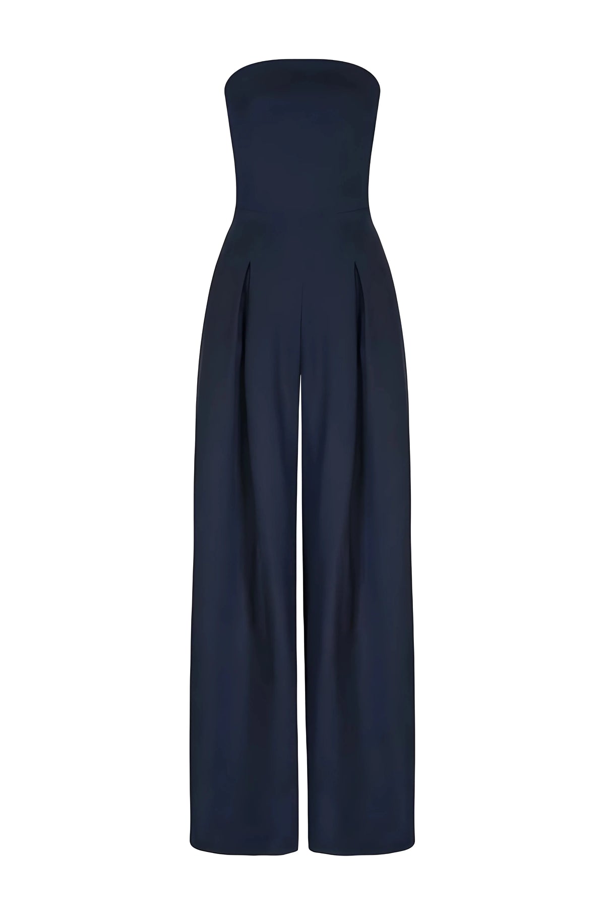 Chic Strapless Women's Jumpsuit With High Waist And Wide Legs