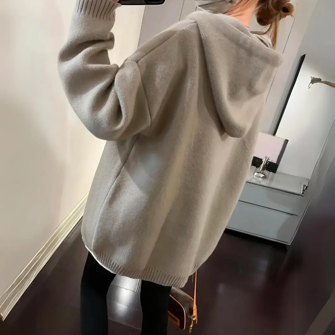 Oversized hoodie met smiley | Warm, speels & onweerstaanbaar comfy!