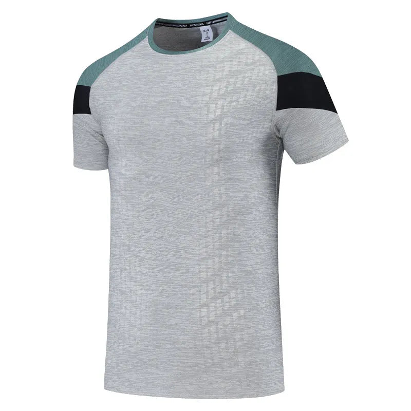 Bequemes Herren Sportshirt Mit Patchwork Detail