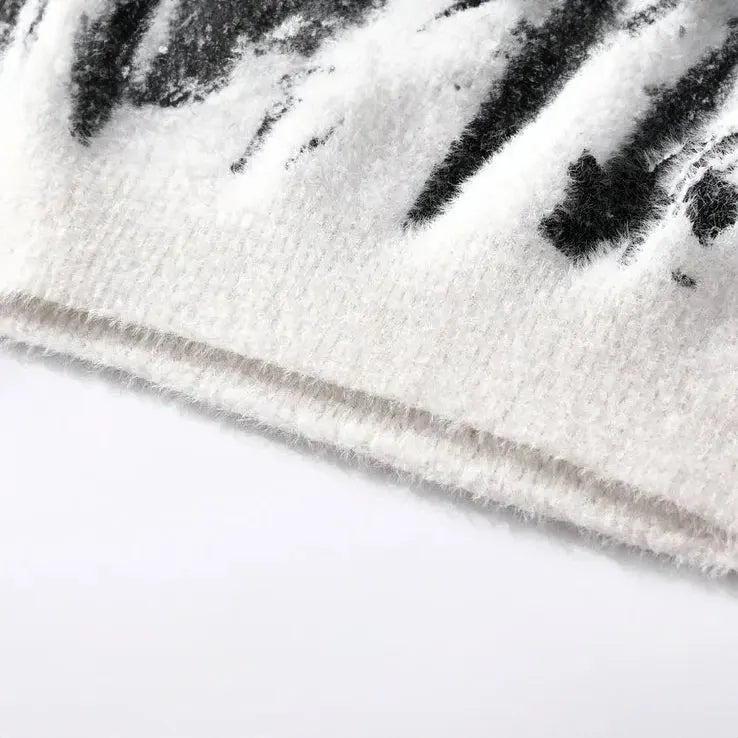 Modischer lÃ¤ssiger Pullover mit einzigartigem Design