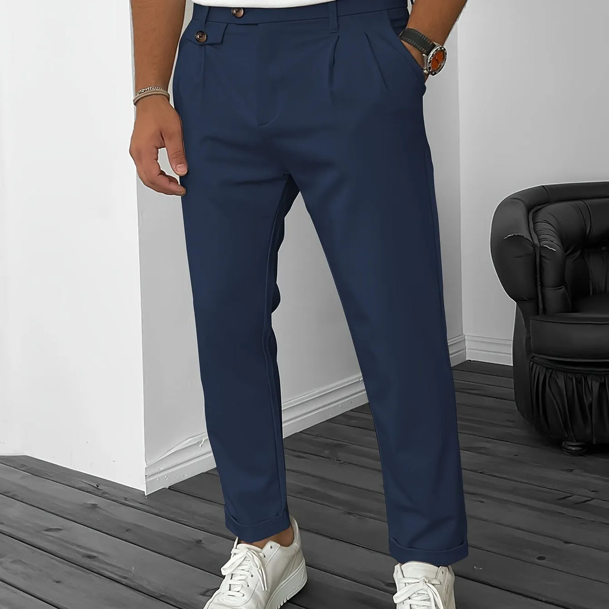 Stretch Herrenhose Für Geschäftliche Bankette