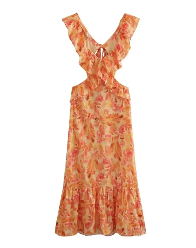 Alessia | Romantic Maxi Dress with Ruffles