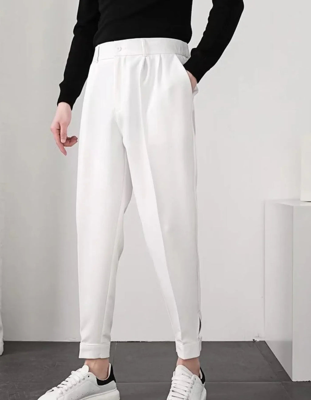 Herren-Hose mit hoher Taille