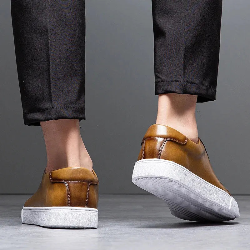 Herren Leder Sneaker