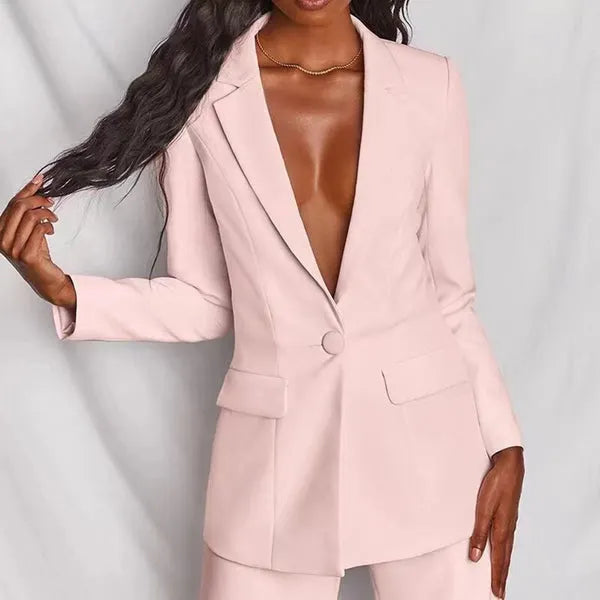 Malene - Elegant blazer- og buksesæt