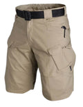 Herren Bequeme Cargo Shorts Schwarz