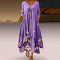 Elegantes Mode Baumwollkleid
