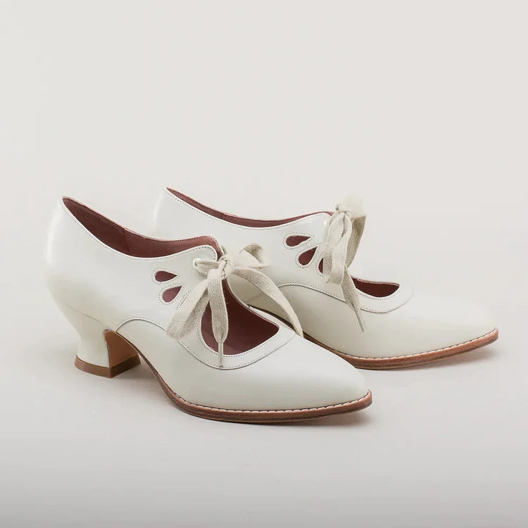 Edwardianische Lederschuhe für Damen