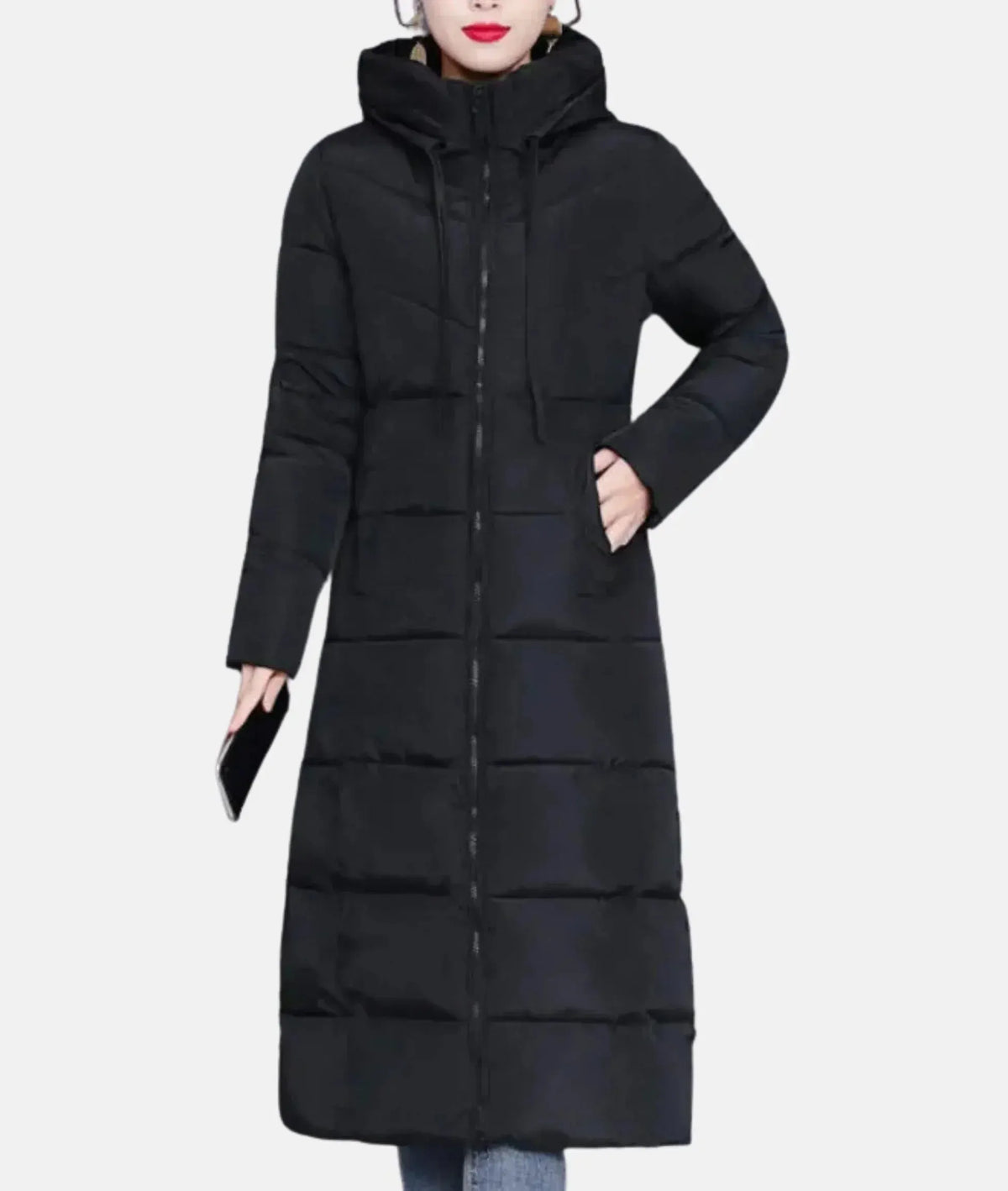 - Langer Wintermantel für Damen