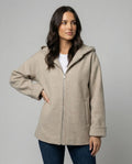 - Moderne Damenjacke Kapuze & Lockerer Schnitt