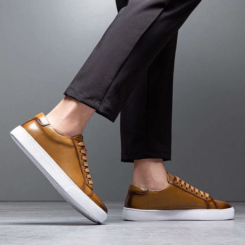 Herren Leder Sneaker