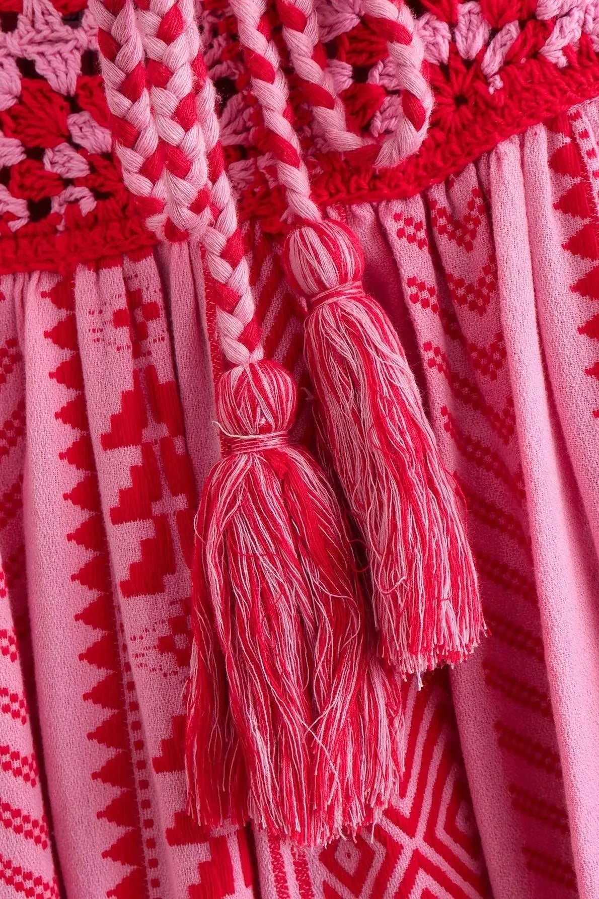 BÃ¶hmisches Maxikleid mit Stickerei
