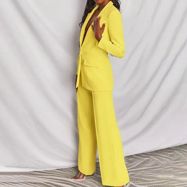 Malene - Elegant blazer- og buksesæt