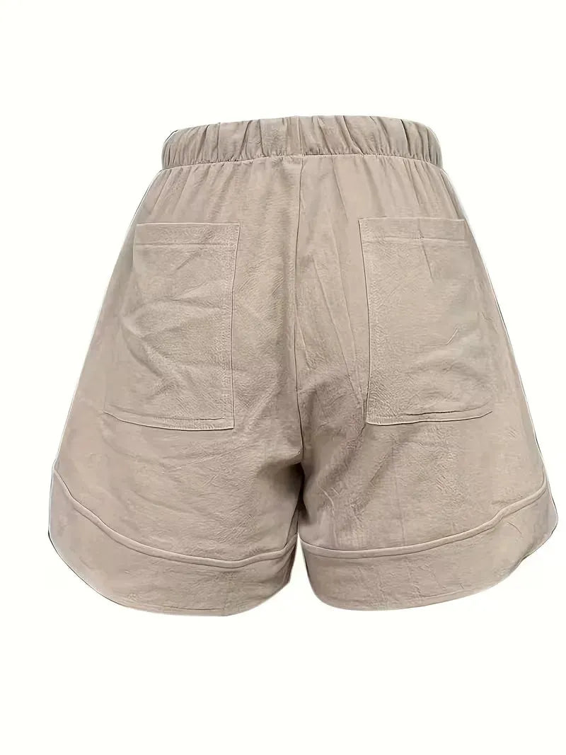 Casual Summer Pants for Women with Elastic Waistband