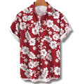 Herren Hawaii Hemd Kurzarm