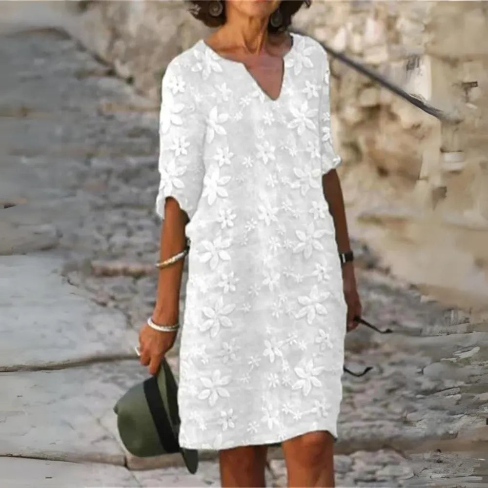 Fiorina | Elegant Comfortable Floral Dress