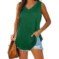 Mckayla Jersey V-Ausschnitt Tank-Top