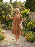Delphinia | Woven Ease Dress