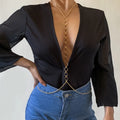 Ring body chain necklace