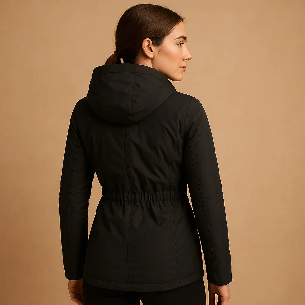 Warm Stylish Women's Parka Winter Coat With Hood